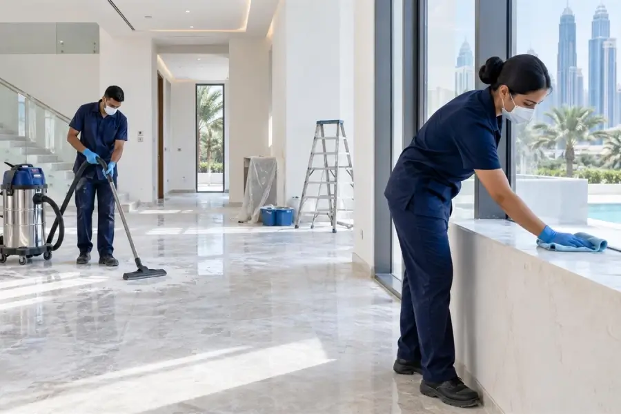 Post-construction cleaning
